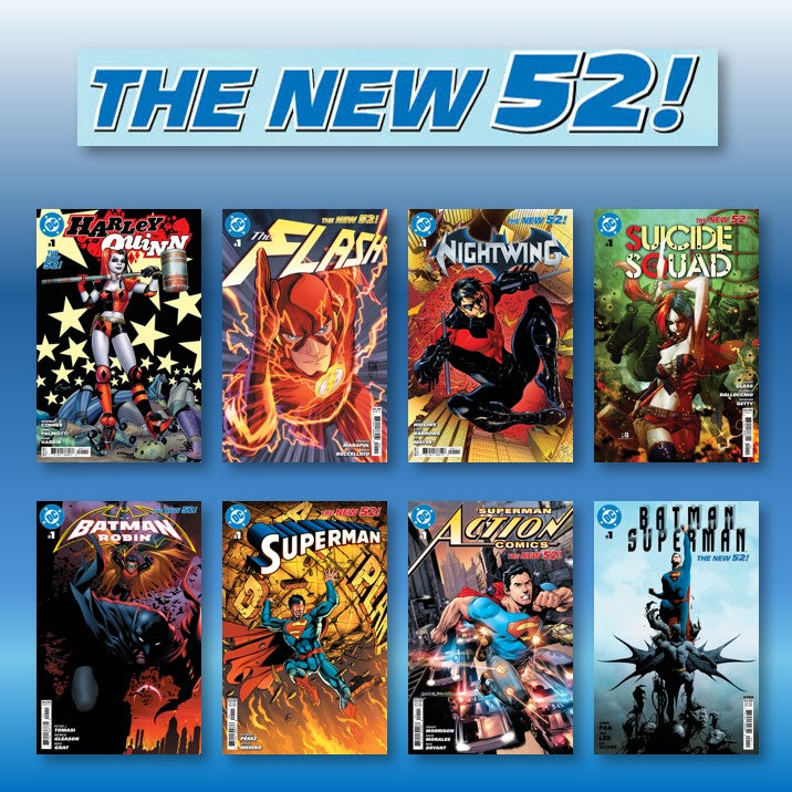 DC Comics "The New 52" 8-Comic Book Bundle - All #1 Issues