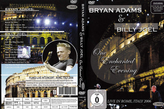 BRYAN ADAMS & BILLY JOEL DVD