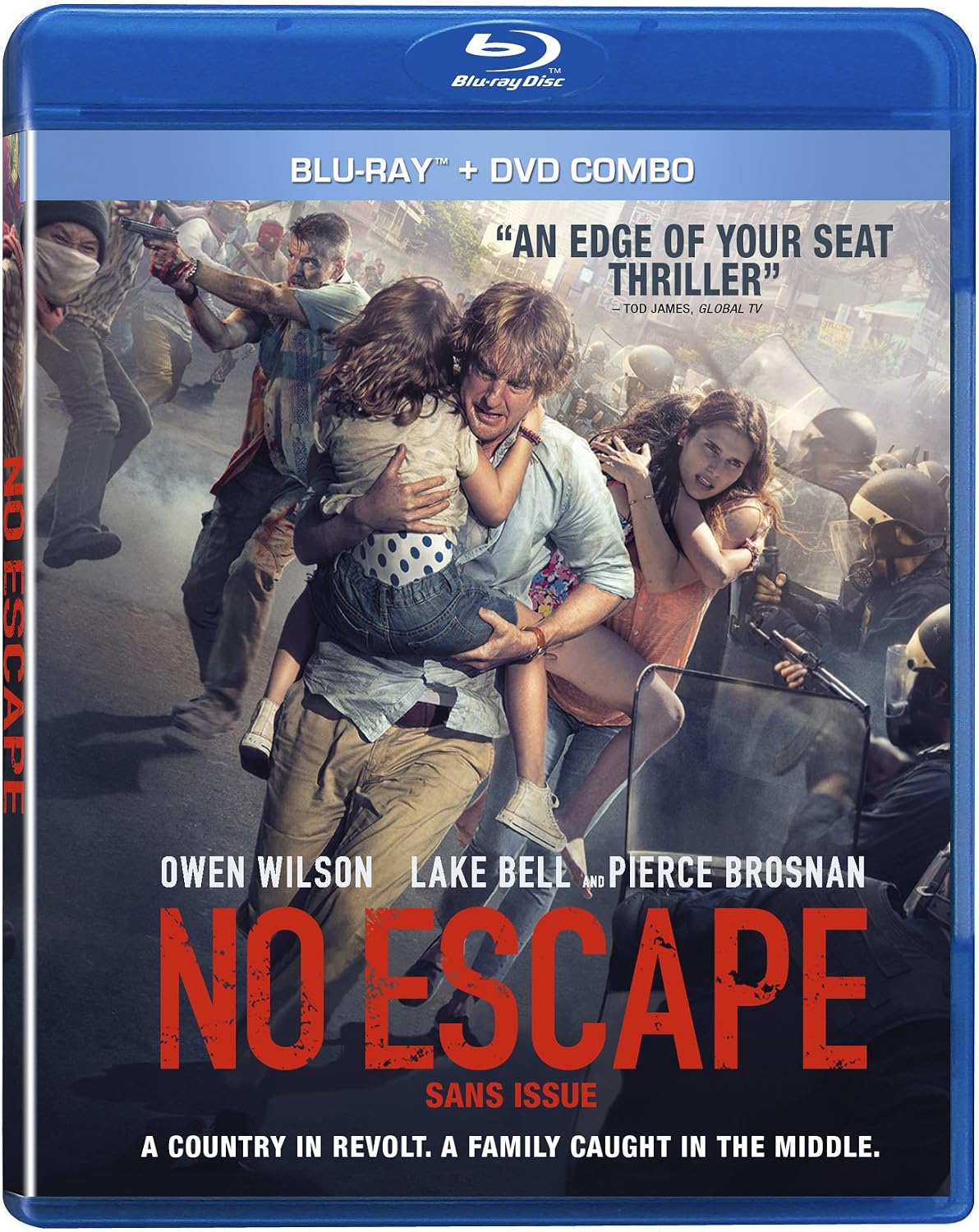 No Escape - Owen Wilson (Blu-ray + DVD) Region 1/A