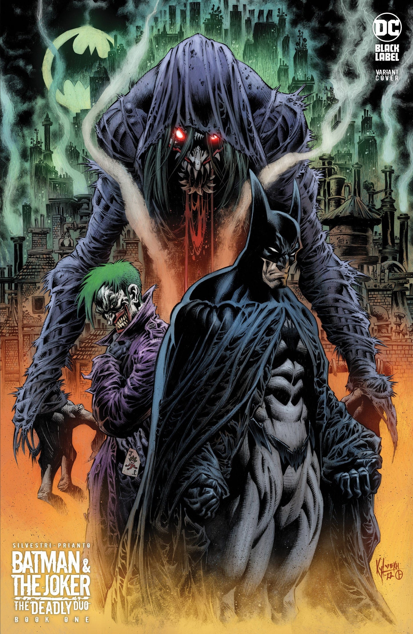 Batman & The Joker: The Deadly Duo #1 - Cover D Incentive Kyle Hotz 1:25 Ratio Incentive Variant Cover