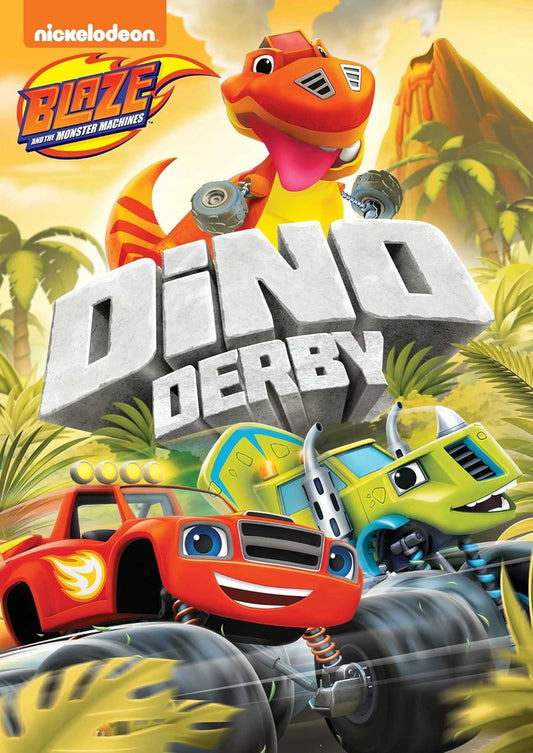 NICKELODEON: BLAZE AND THE MONSTER MACHINES DINO DERBY(DVD) BRAND NEW! & SEALED!