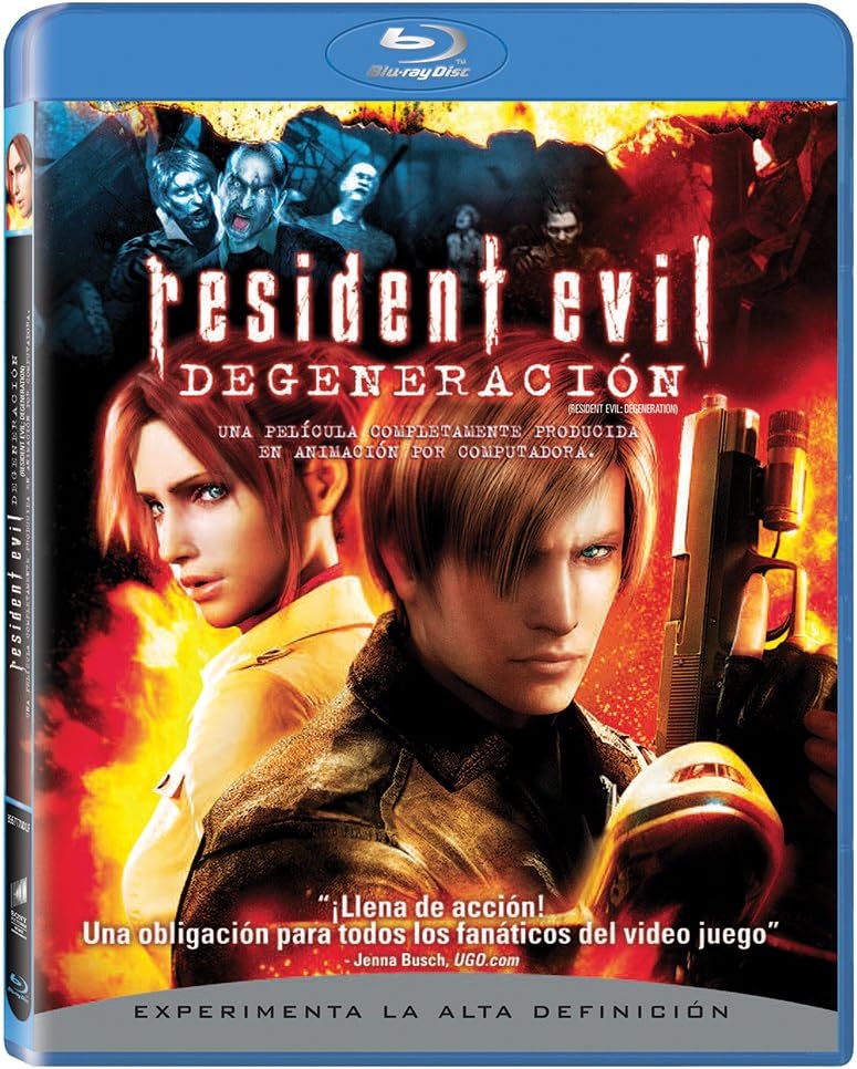 Resident Evil: Degeneration [Blu-ray] Spanish artwork, English Audio