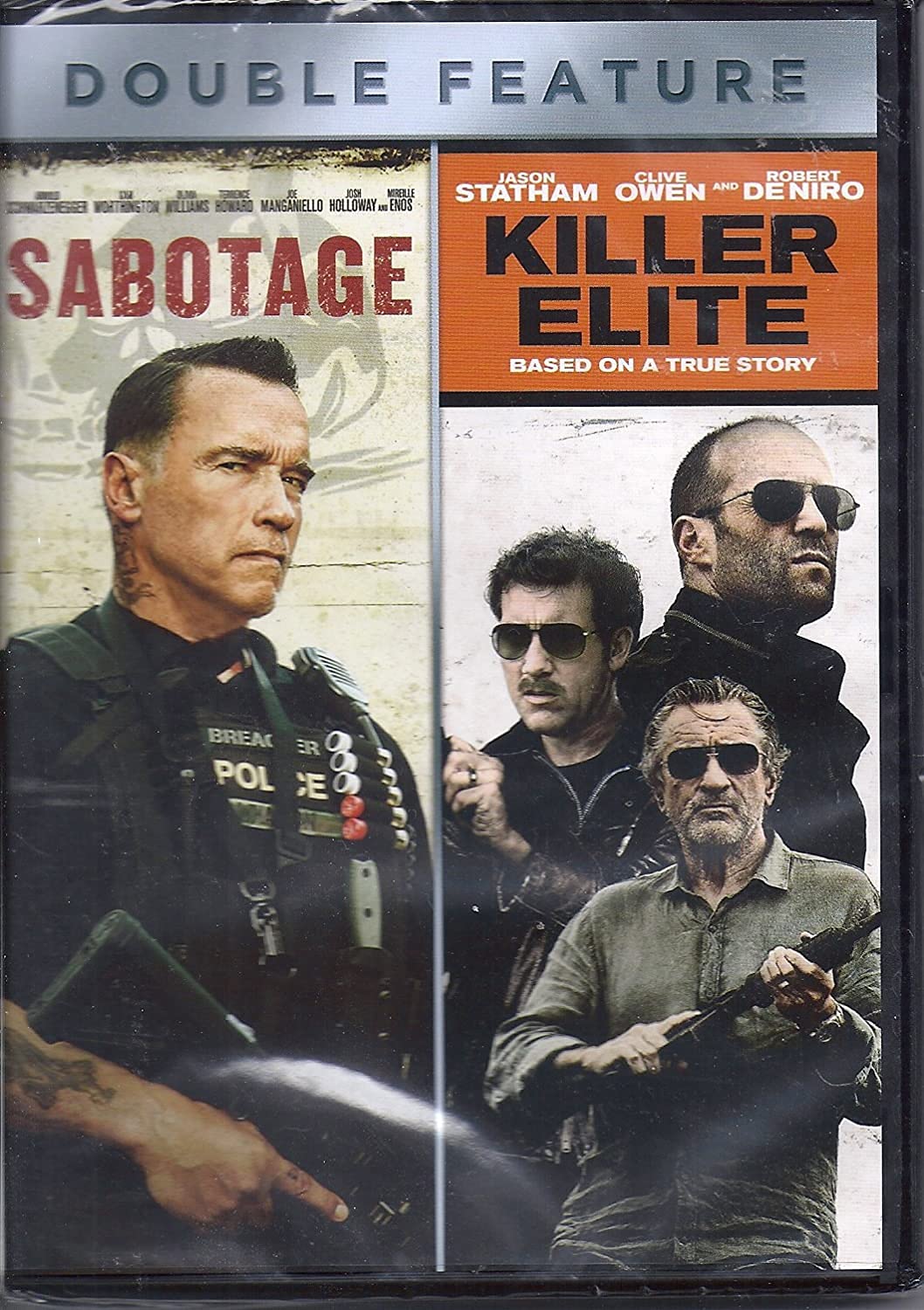 Sabotage | Killer Elite (Double Feature) (DVD) Brand New!!