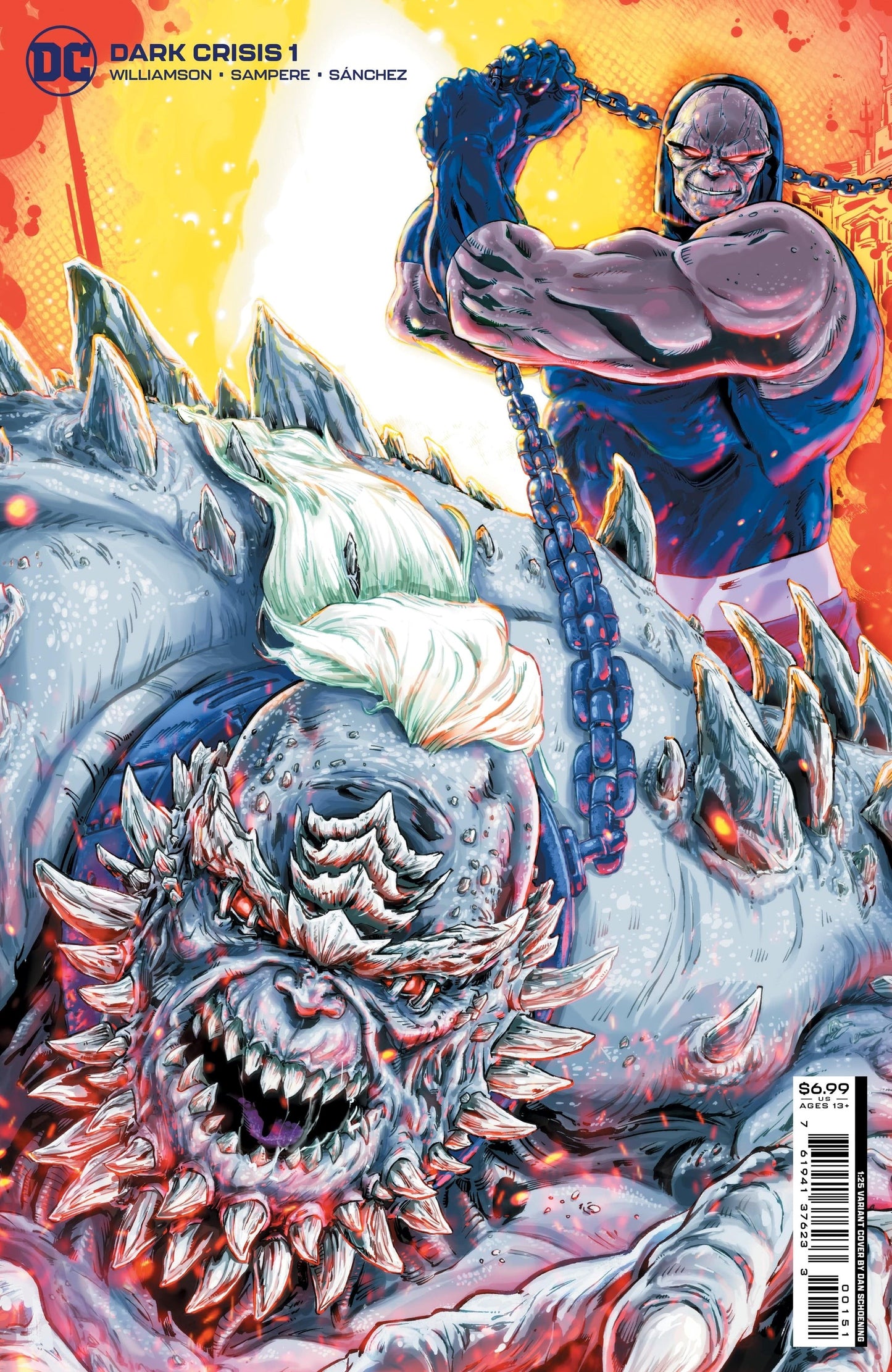 Dark Crisis #1 Dan Schoening Card Stock 1:25 Ratio Incentive Variant Cover