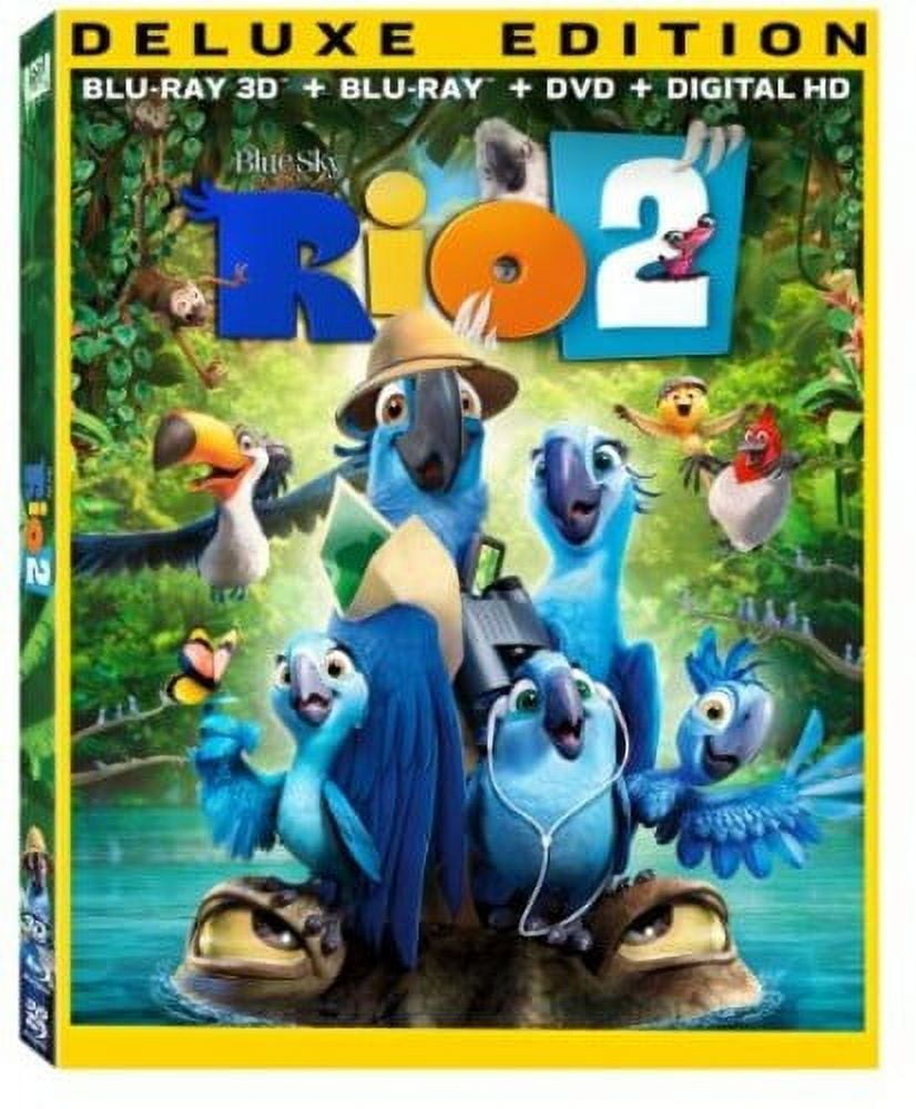 Rio 2 (Blu-ray 3D + Blu-ray + DVD + Digital Copy)