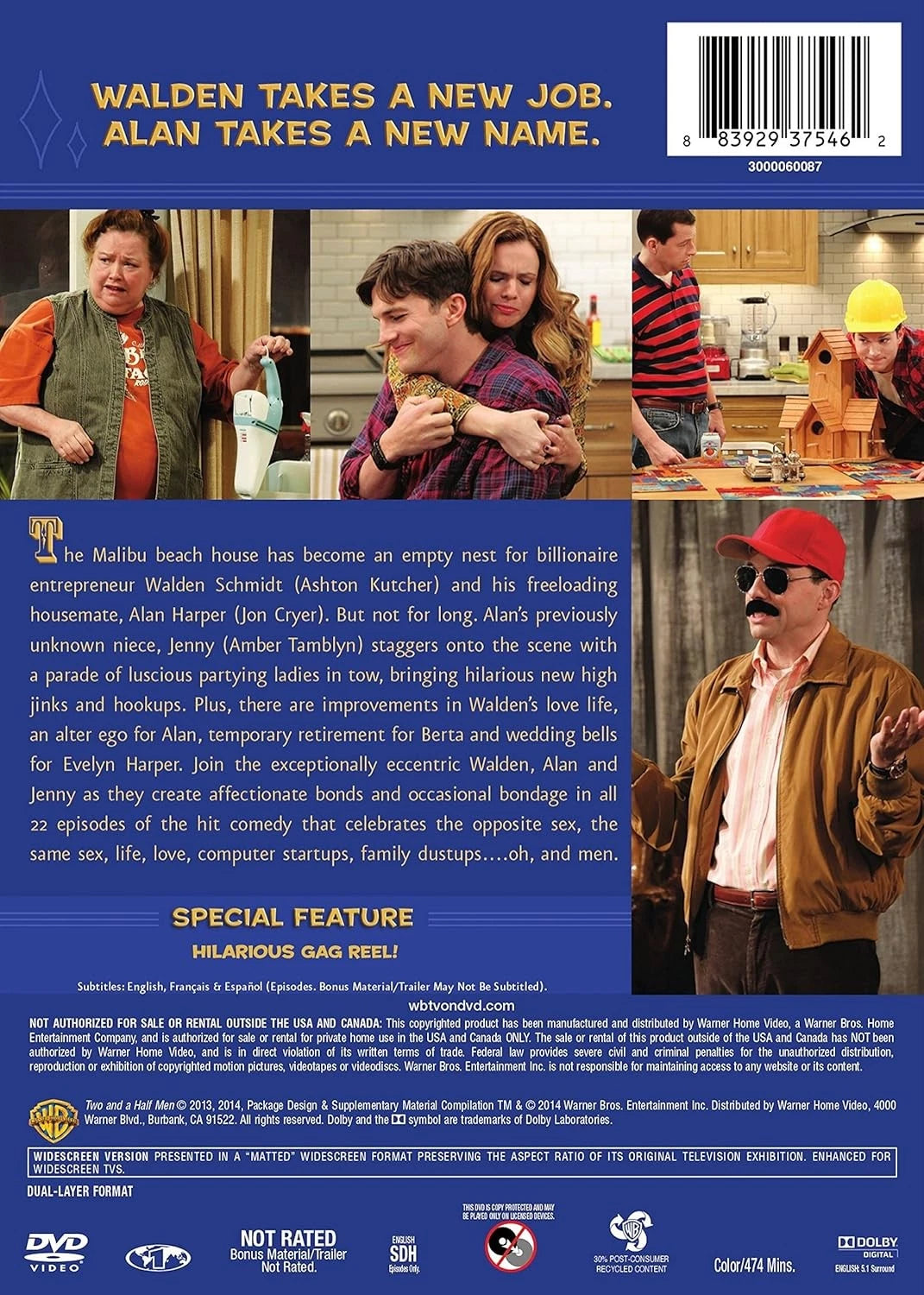 Two and a Half Men: the Complete Eleventh Season (DVD,) BRAND NEW!!! & SEALED!!!