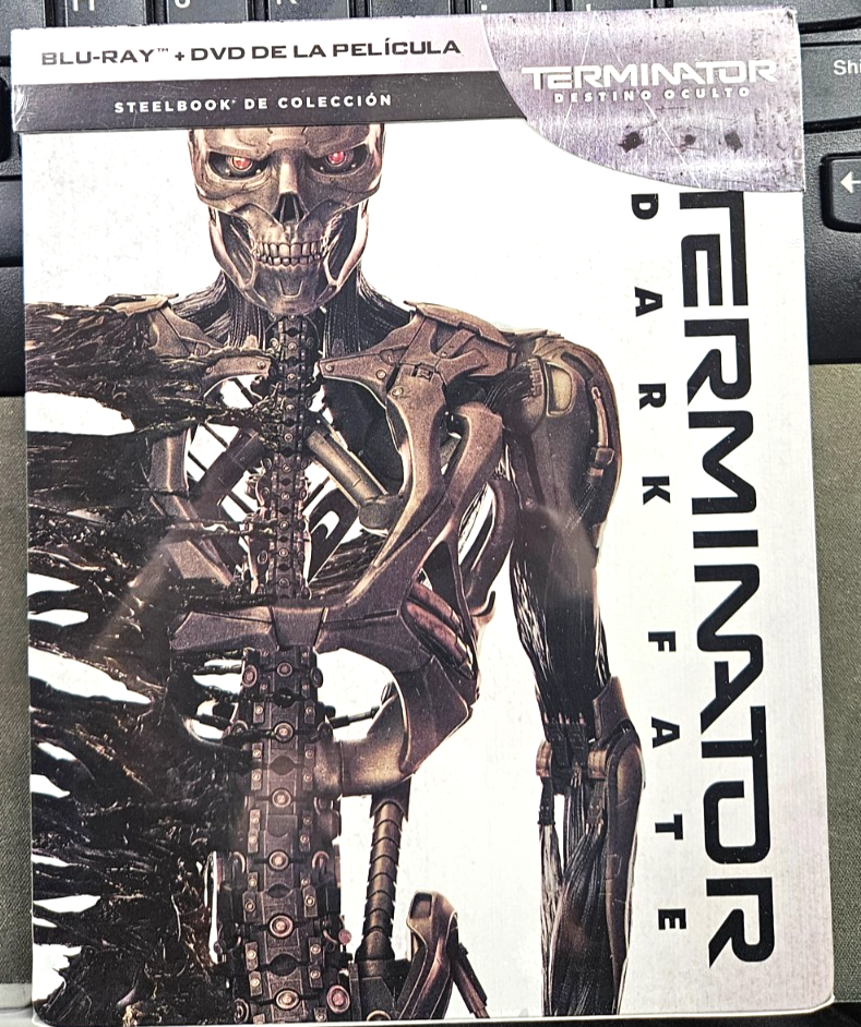 TERMINATOR DARK FATE (BLU-RAY+DVD) STEEL BOOK BRAND NEW!!! & SEALED!!! REGION 1