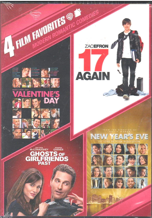 4 Film Favorites: Modern Romantic Comedies (DVD) BRAND NEW!!!