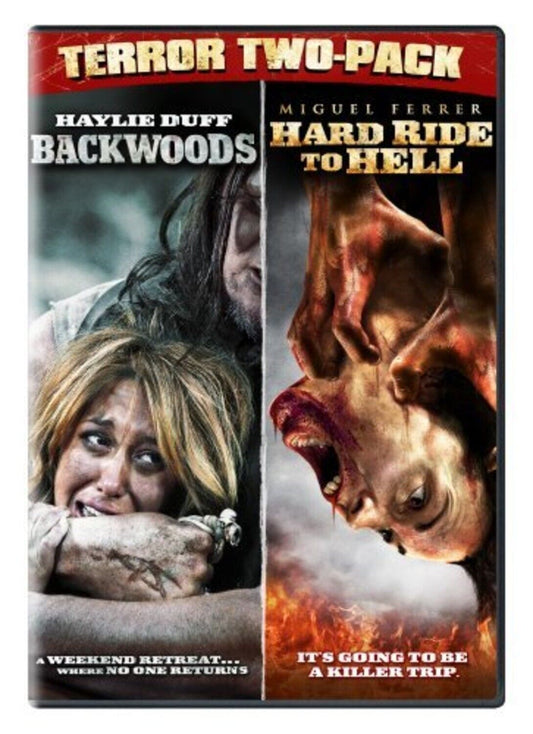 Terror Two-Pack: Backwoods & Hard Ride to Hell [2 Disc DVD] BRAND NEW!! REGION A