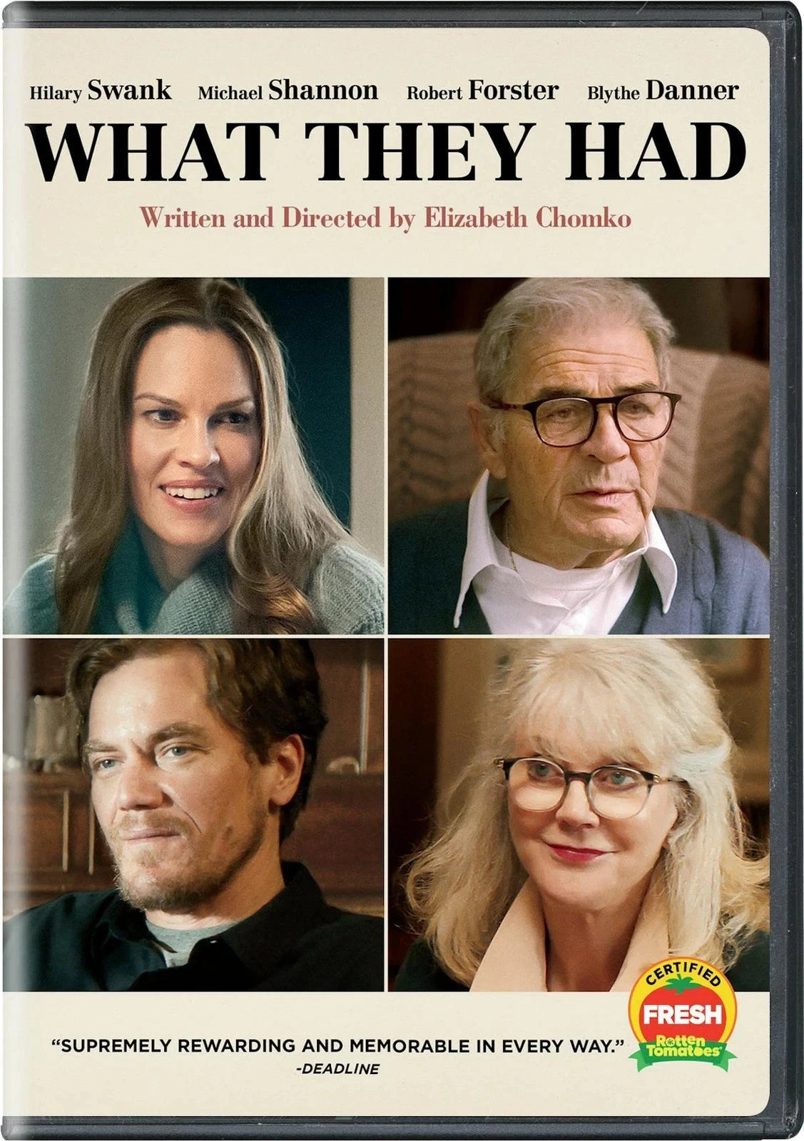 What They Had (DVD) BRAND NEW!!! & SEALED!!!