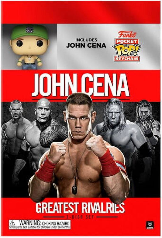 WWE: John Cena's Greatest Rivalries/John Cena Mini Funko (DVD) (Walmart Exclusive)