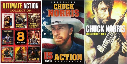 Chuck Norris 9-Movie Action Collection [DVD] BRAND NEW!!! & SEALED!!!