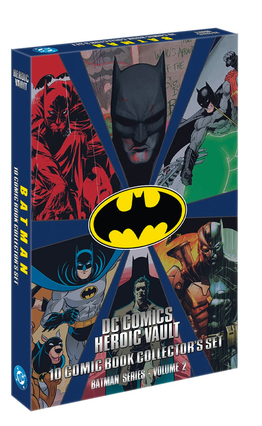 DC Comics Heroic Vault: Batman Series Volume 2 - 10 Comic Book Limited Edition Collector’s Set (All #1 Issues)