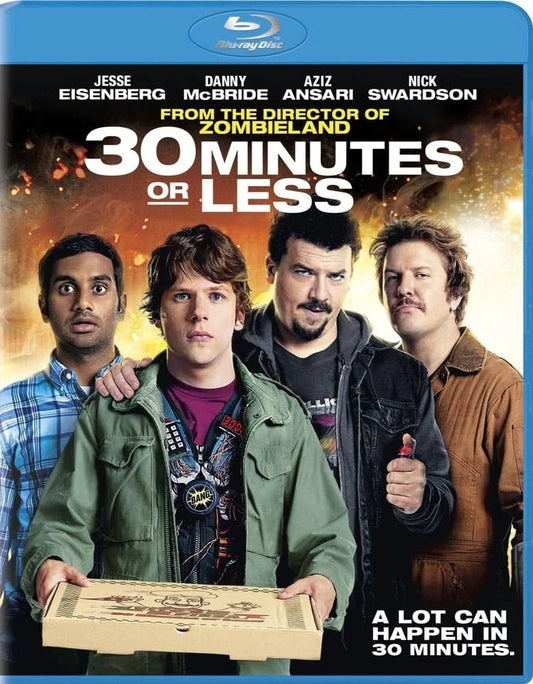 30 MINUTES OR LESS (BLU-RAY) BRAND NEW!!! & SEALED!!! REGION 1