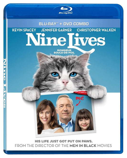 Nine Lives [Blu-ray + DVD] BRAND NEW!!! & SEALED!!!