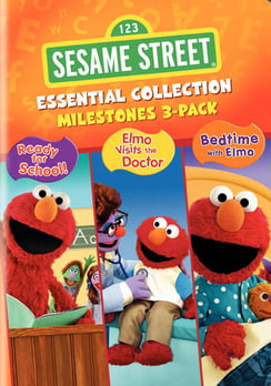 Sesame Street Essential Collection: Milestones 3-Pack (Ready for School! / Elmo Visits the Doctor / Bedtime with Elmo) [DVD]