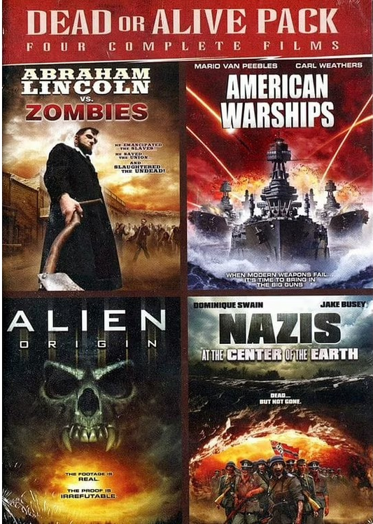 Dead Or Alive Pack (DVD, 2012) Zombie/Alien/Nazi Movie Collection BRAND NEW !!!