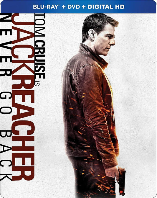 Jack Reacher: Never Go Back (Steel book) (BLU-RAY+DVD) BRAND NEW!!