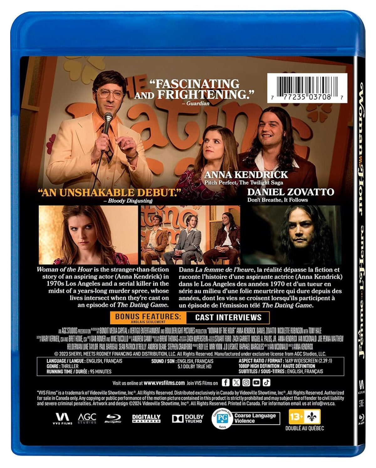 Woman of the Hour (Blu-ray) BRAND NEW!!! & SEALED!!! REGION 1