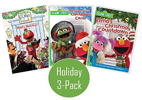 Ultimate Sesame Street Holiday 3-Pack DVD Collection: Elmo's World: Happy Holidays! / A Sesame Street Christmas Carol / Elmo's Christmas Carol [DVD]