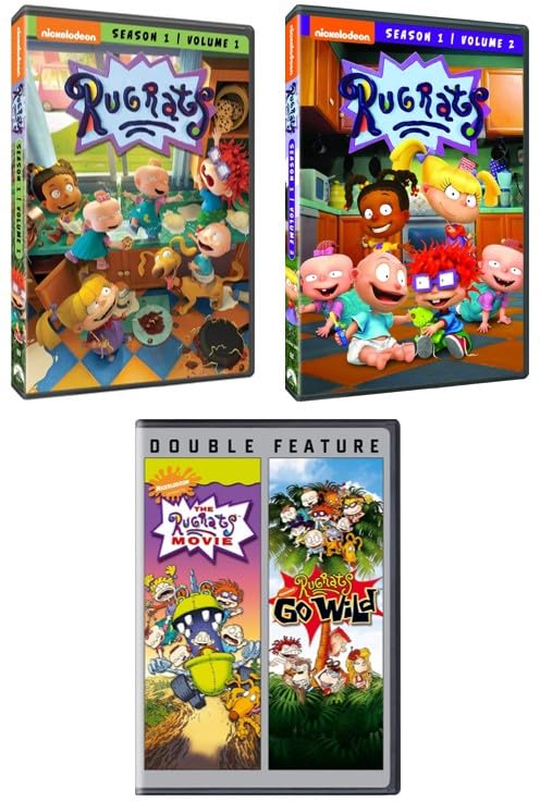 Rugrats 2021 Reboot Season 1 + Rugrats Movie & Go Wild DVD