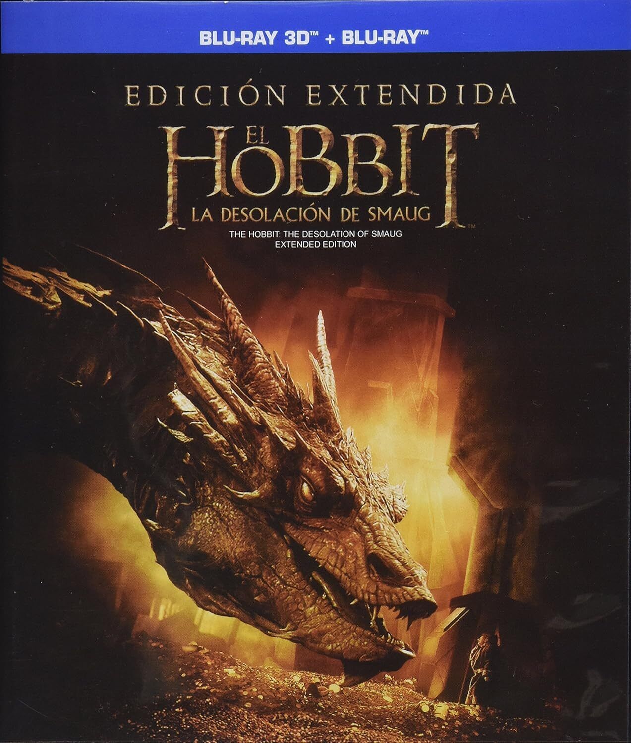 The Hobbit:The Desolution of Smaug (3D+Blu-ray)Lenticular Slipcover BRAND NEW!!!