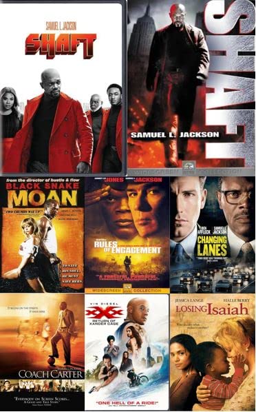 Shaft (Starring Samuel L. Jackson) Double Feature: Shaft (2000) / Shaft (2019) + 6 Bonus Movies
