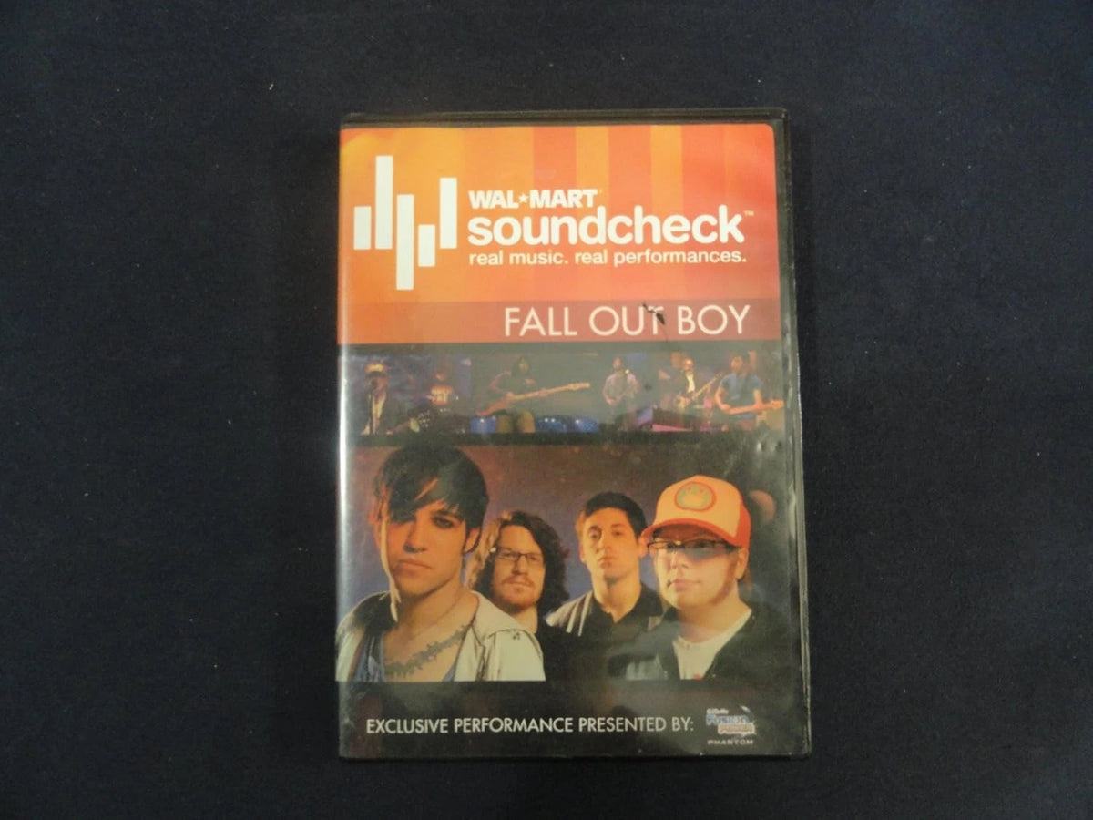 Soundcheck Fall Out Boy Concert Performance (DVD) BRAND NEW!!