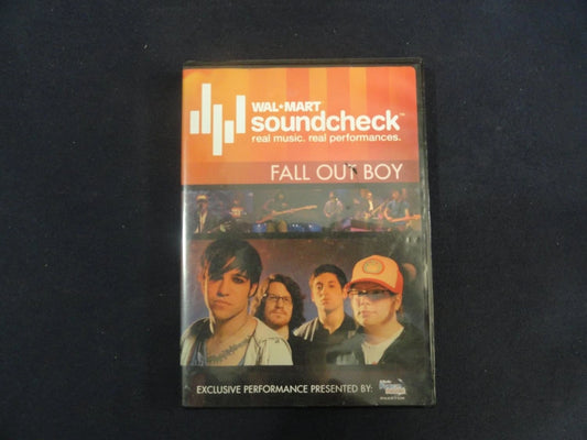 Soundcheck Fall Out Boy Concert Performance (DVD) BRAND NEW!!