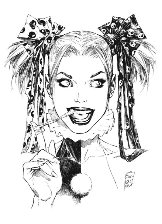 Batman & The Joker The Deadly Duo #1 - Cover E Incentive Marc Silvestri Black & White 1:50 Ratio Incentive Variant Cover
