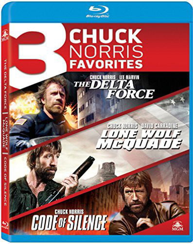 3 Chuck Norris Favorites: The Delta Force / Lone Wolf McQuade / Code of Silence (Blu-ray)