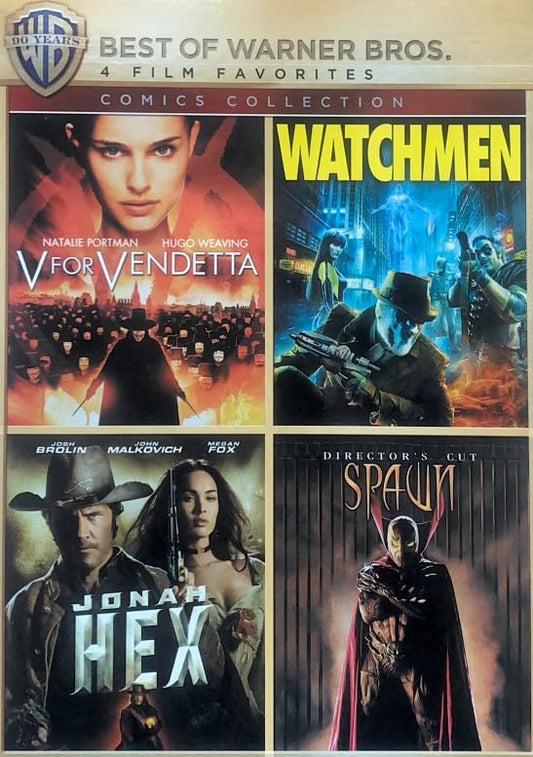 4-Film Favorites: Comics Collection (DVD, 2013, 4-Disc Set) NEW