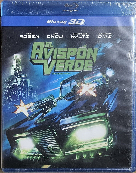 The Green Hornet [Blu-ray 3D] SPANISH ARTWORK REGION 1 BRAND NEW!!!