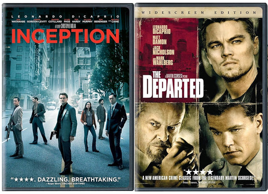 Inception & Departed DVD 2 Pack