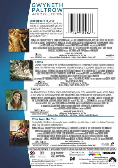Shakespeare in Love, Bounde, Emma & View from the Top (DVD) BRAND NEW