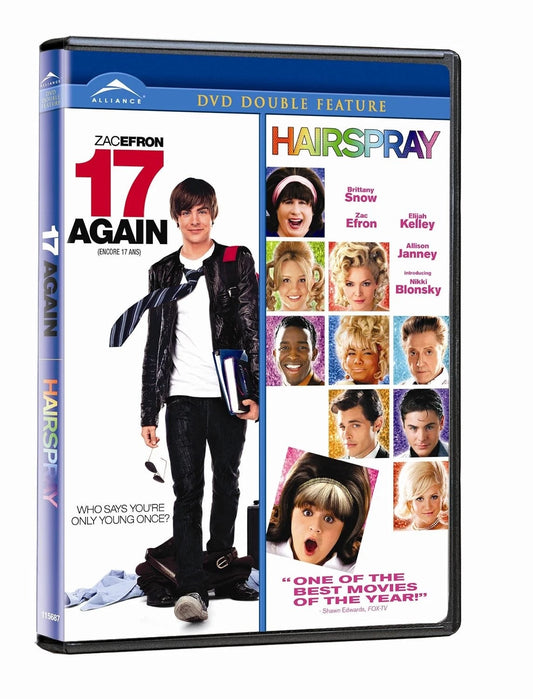 17 Again AND Hairspray (DVD) BRAND NEW!!! & SEALED!!!