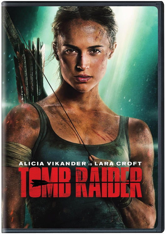 Tomb Raider - Lara Croft (DVD, 2018, Warner Bros) Spanish Artwork