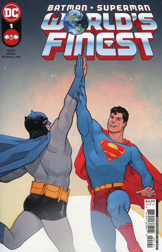 Batman Superman Worlds Finest #1 Cover IEvan Doc Shaner High Five Card Stock 1:50 Incentive Variant Cover