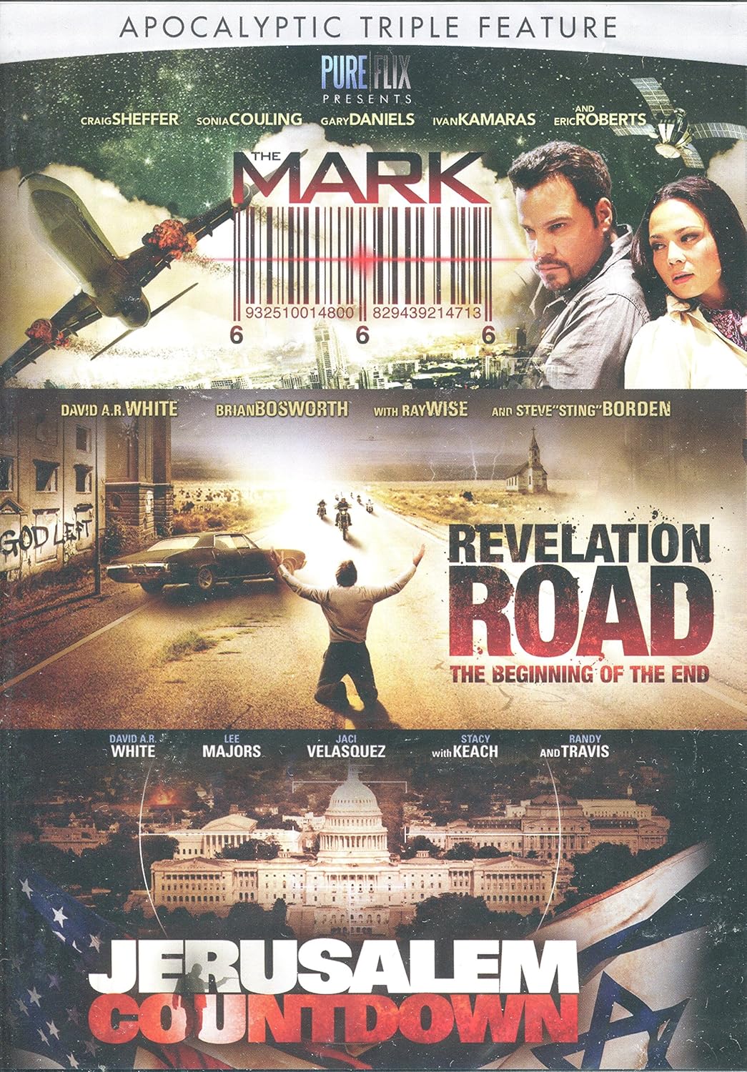DVD-Triple Feature: Mark/Revelation Road/Jerusalem Countdown (3 DVD)