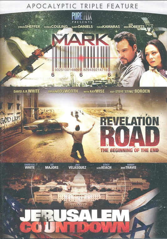 DVD-Triple Feature: Mark/Revelation Road/Jerusalem Countdown (3 DVD)