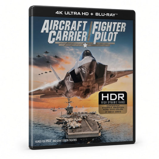 Aircraft Carrier / Fighter Pilot (4K UHD + Blu-ray) BRAND NEW!!!