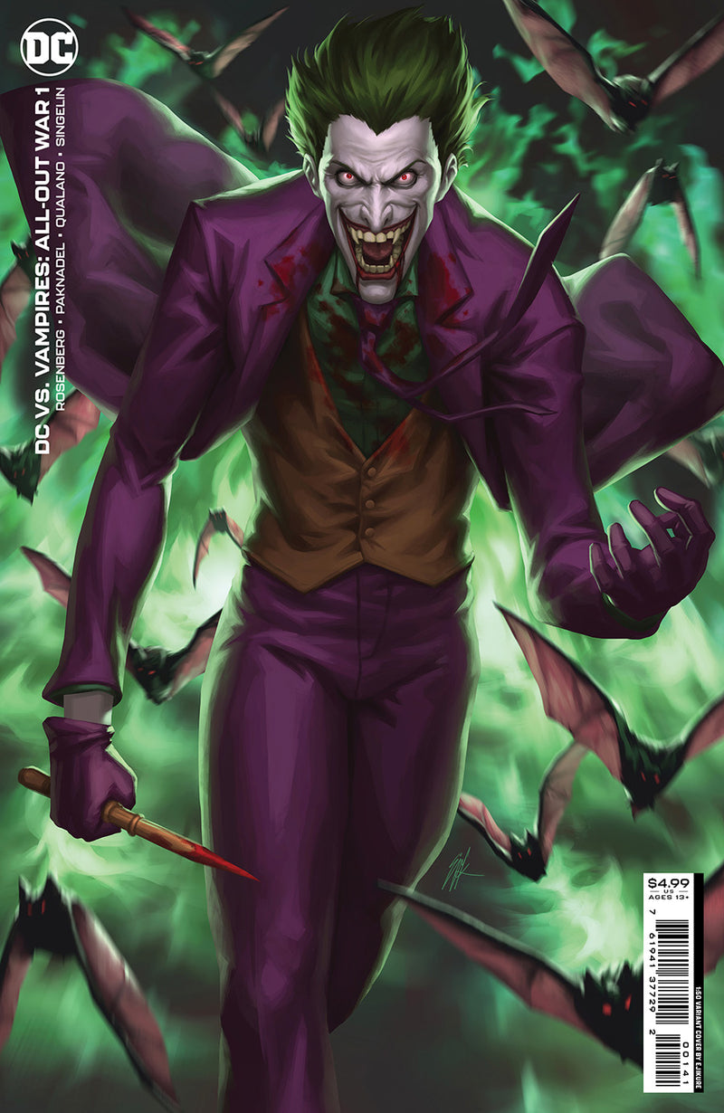 DC vs Vampires All-Out War #1 Cover D Ejikure Card Stock 1:50 Incentive Variant Cover